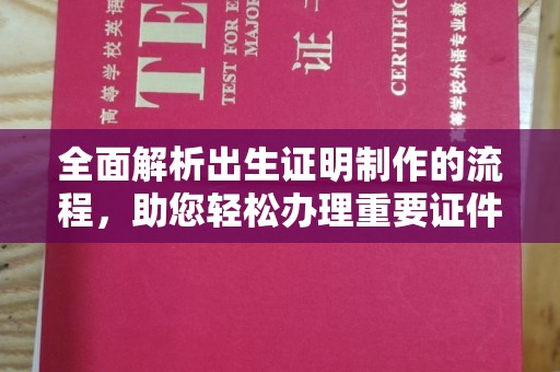 山丹全面解析出生证明制作的流程，助您轻松办理重要证件