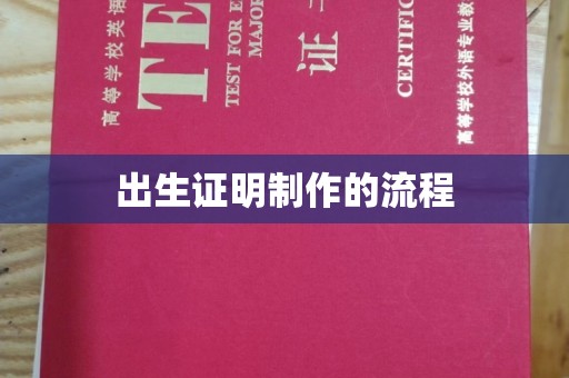 山丹出生证明制作的流程