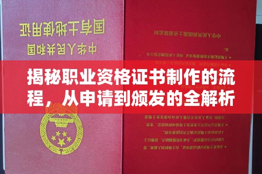 山丹揭秘职业资格证书制作的流程，从申请到颁发的全解析