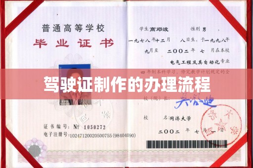 山丹驾驶证制作的办理流程