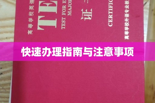 山丹快速办理指南与注意事项